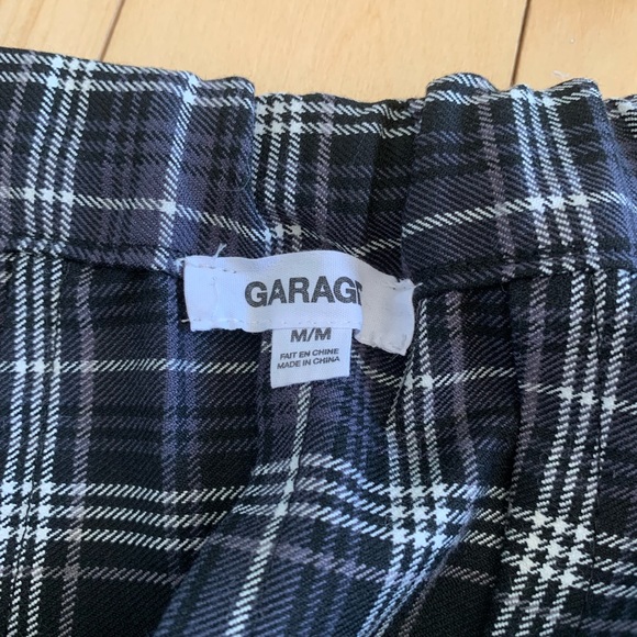 Garage plaid pleated mini skirt size M NEVER WORN - Picture 2 of 6